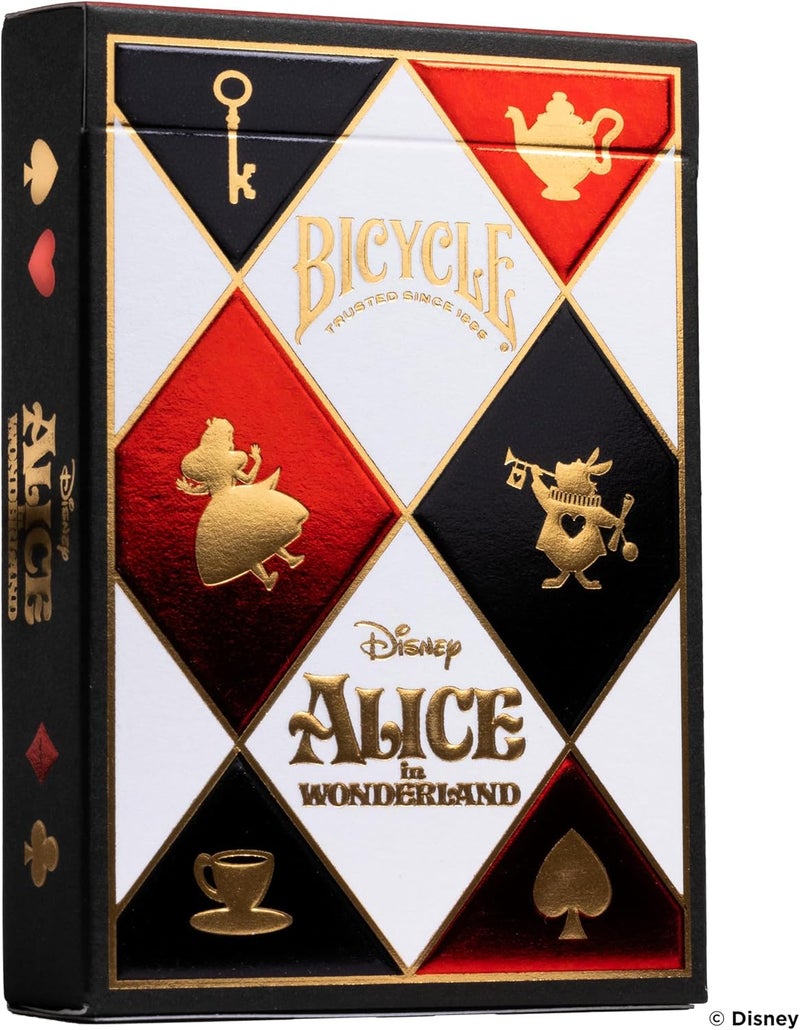 Bicycle بطاقات لعب مستوحاة من ديزني أليس في بلاد العجائب، 1 مجموعة - Image 1